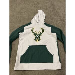 Milwaukee Bucks Fanatics Kids Green Sweatshirt Size Small
